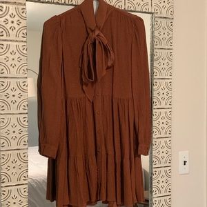 Sezane Rust Dress